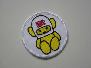 HESKETH RACING ヘスケスベアー Super Bear ヘスケス・レーシング キャラクター イギリス ユニオンフラッグ ワッペン/F1 自動車 32