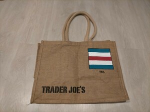 未使用 Trader Joe's ハワイ土産 麻 バッグ麻素材