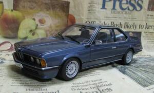 ★超レア絶版*ディーラー限定*AUTOart*1/18*BMW 635 CSi ダークブルーグレーメタリック