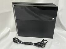 【 1円〜 完動品 】 PS4 本体 cuh-1100 プレステ4 ジェットブラック 黒 外箱 cuh1100 a プレイステーション4 PlayStation4 動作良好 FW6.00_画像1