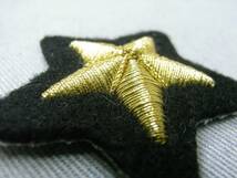 ★アメリカ海軍　袖星章レプリカ　1組（2個）新品★金糸刺繍★_画像2