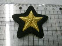 ★アメリカ海軍　袖星章レプリカ　1組（2個）新品★金糸刺繍★_画像3