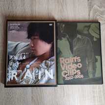 【セル版】RAIN(ピ)/オフィシャルDVD「Road for RAIN」「RAIN(ピ)/RAIN'S VIDEO CLIPS 2002-2006」DVD【即決送料込】_画像1