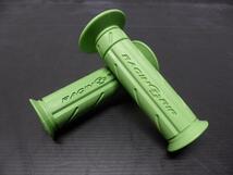 ★即決★ポッシュ製 汎用 レーシンググリップ ライムグリーン 新品 ハンドルグリップ RACING GRIP Lime Green POSH_画像2