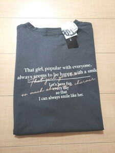 新品 バックロゴ オーバー Tシャツ Right-on アベイル しまむら