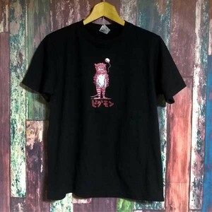 送込　友好珍獣　ピグモン　半袖Tシャツ 黒 2XLサイズ