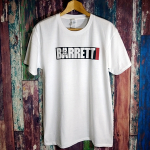 送込　Barrett Firearms 　バレットM82　半袖Tシャツ　白　Mサイズ