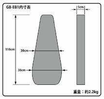 【A】KC★極厚20mmクッション★エレキベース用ギグバッグ★ガンメタリックブラック★リュック式★防水設計★ギグケース★GB-EB1/GMB_画像8