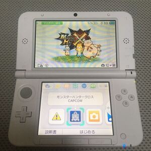 ニンテンドー3DS LL 本体 モンハン アイルーホワイト セット