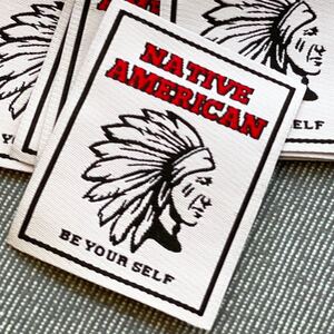 布タグ 刺繍タグ ネイティブアメリカン 10枚