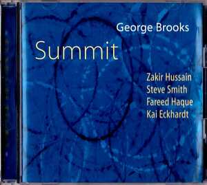 GEORGE BROOKS-summit★インドシタールジャズロック★zakir hussain steve smith fareed haque kai eckhardt subramaniam ravi shankar