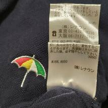 希少☆Arnold Palmerアーノルドパーマー半袖ポロシャツKIDS濃紺ネイビー黒BLACK白刺繍ロゴ95cm女の子polo shirt男の子キッズ80cm90cm100cm_画像7