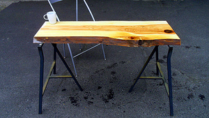 杉スギ(DIY机デスク・テーブル天板) 1100x420x35mm 下仕上済SALE