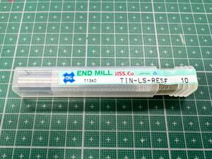 ♪ OSG END MILL HSS.CO 71360 TIN-LS-RESF 10 エンドミル 1本 ♪ レターパック 税なし ♪