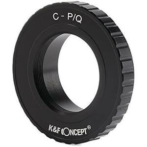 K&F Concept レンズマウントアダプター KF-CQ (Cマウントレンズ → ペンタックスQマウント変換)
