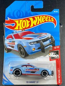 ホットウィール HOTWHEELS 10 CAMARO SS カマロ HWPD 水色