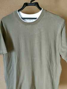  used United Arrows United aroroes khaki short sleeves T-shirt 