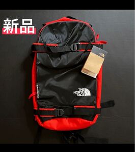 海外限定 新品 ノースフェイス バックパック 赤 黒 リュックサック アウトドア THE NORTH FACE