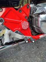 ゼファー400 ゼファー1100 エリミネーター250/バリオス バリオスII GPX250R ゼファーχ ピボットシャフトカバー beet 赤　ビート_画像5