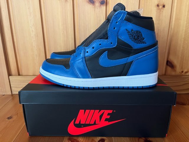 ヤフオク! -「nike air jordan 1 og blue」の落札相場・落札価格