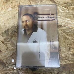 シHIPHOP,R&B GERALD ALBRIGHT - LIVE TO LOVE アルバム,INDIE TAPE 中古品