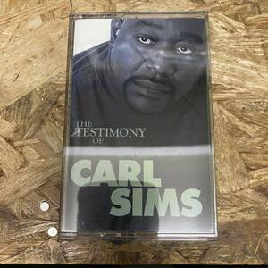 シHIPHOP,R&B THE TESTIMONY OF CARL SIMS アルバム,INDIE TAPE 中古品