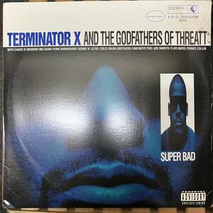 ■■■■HIPHOP,R&B TERMINATOR X AND THE GODFATHERS OF THREATT - SUPER BAD アルバム,PROMO盤,名作!! レコード 中古品