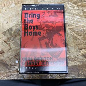 シHIPHOP,R&B BRING THE BOYS HOME - CARL CARLTON & JANET JEFFERSON INST,シングル TAPE 中古品