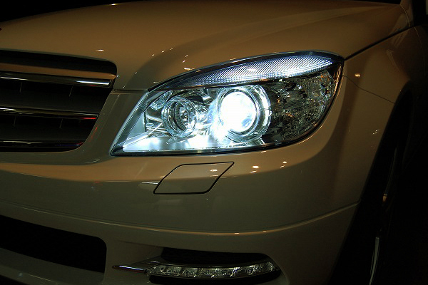 メルセデス ベンツ Cクラス W204 HIDバルブ D1S 6000K/LEDポジション灯/LEDナンバー灯 3点 セット