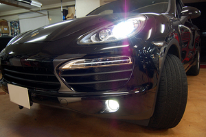 ポルシェ カイエン 958 フォグ ランプ LED キット キャンセラー Porsche Cayenne LED FOG KIT バルブ