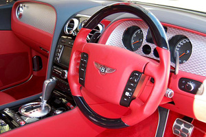 ベントレー コンチネンタル GT/GTC ステアリング 製作 加工 ウッドコンビ ガンクリップ 仕様 Bentley Continental GT/GT C ハンドル