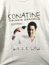 sonatine 半袖 Tシャツ ムービー ビートたけし 映画 takeshi 邦画 kitano white 白色 送料無料 白色_画像2