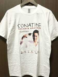 sonatine 半袖 Tシャツ ムービー ビートたけし 映画 takeshi 邦画 kitano white 白色 送料無料 白色