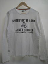 一点物!! AVIREX アヴィレックス ミリタリー ロンＴ UNITED STATES ARMY サイズ L_画像1