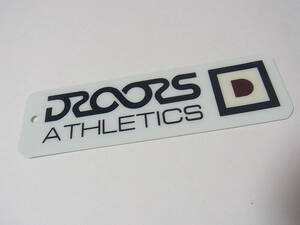 【キーホルダー】 droors ドロアーズ 硬質プラスチック製 ブランドネームプレート ビンテージ ヴィンテージ 非売品