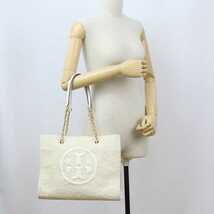 トリーバーチ TORY BURCH ELLA トートバッグ ブランド バッグ 86471　122 NEW CREAM ホワイト系_画像5