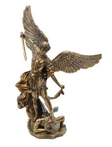 Ангел -ангел -ангел Майкл Бронзовый Статуя Скульптура/ Католическая церковь крещение Святой Дух (импортируемые товары)
