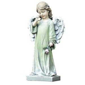 泣いている天使” ガーデン 彫刻 彫像/ エンジェル ガーデニング 庭園 園芸 芝生（輸入品