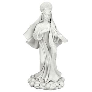 無償の愛 聖母マリア彫刻 大理石風彫像 カトリック教会 洗礼 福音 聖霊 聖書(輸入品