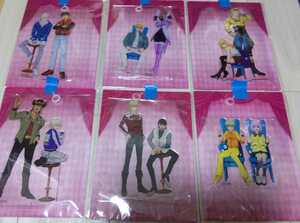 [ new goods ] postage 520 jpy ( pursuit number attaching ) all 6 kind set TIGER&BUNNY 2 stand attaching mega acrylic fiber plate Tiger and ba knee acrylic fiber stand 