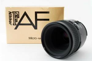 【極美品】ニコン ニッコールNikon AF Micro Nikkor 60mm f/ 2.8 AF Macro Standard Lens 標準レンズ 689096