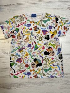 Disney Resort Mickey Mouse Cut Sew 35th Anniversary Size150 Я использовал его один раз в течение короткого времени.