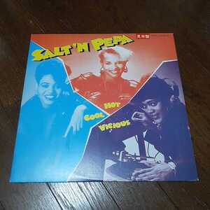 SALT 'N' PEPA / HOT, ＣＯＯＬ VICIOUS /LP/PUSH IT,TRAMP,MY MIKE SOUNDS NICE/日本盤/JAPAN/HURBY LUV BUG/PATRICK ADAMS/吉岡正晴 