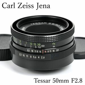 ◆Carl Zeiss Jena DDR Tessar◆ 50mm F2.8 カールツァイス イエナ テッサー ◎M42マウント ドイツ オールドレンズ 標準単焦点