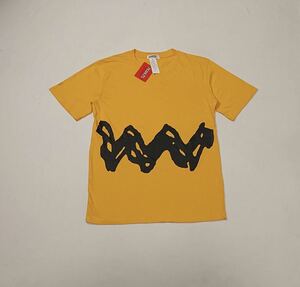 (未使用) PEANUTS ピーナッツ // 半袖 プリント Tシャツ・カットソー (オレンジ系) サイズ L