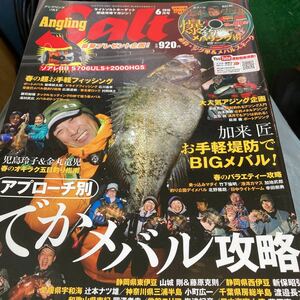 ★古本　アングリングソルト　AnglingSalt 2016年6月号　メバル　児島玲子　フィシング　海釣り　訳あり