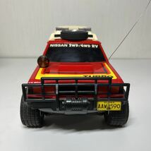 ヨネザワ ラジコン ダットサントラック 2WD&4WD ターボ 1/14スケール 日本製 当時物 レトロ 動作未チェック 現状品 ジャンク_画像2