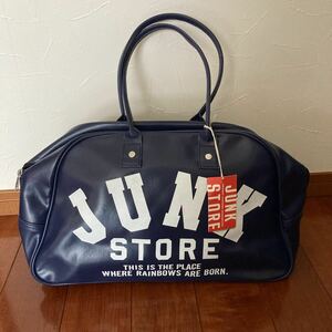Существует трудности ・ Junk Store ・ Junk Store ・ Boston Bag ・ Сумка для сумки ・ Спортивная сумка ・ темно -синий ・ Размер ・ 24 × 41 × 13 ・ Цена 2900 иен