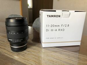 タムロン 11-20mm F/2.8 Di III-A RXD (Model B060) TAMRON ソニーEマウント APS-C