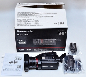 Panasonic デジタルビデオカメラ HC-X1500 4K 60P 新品同様